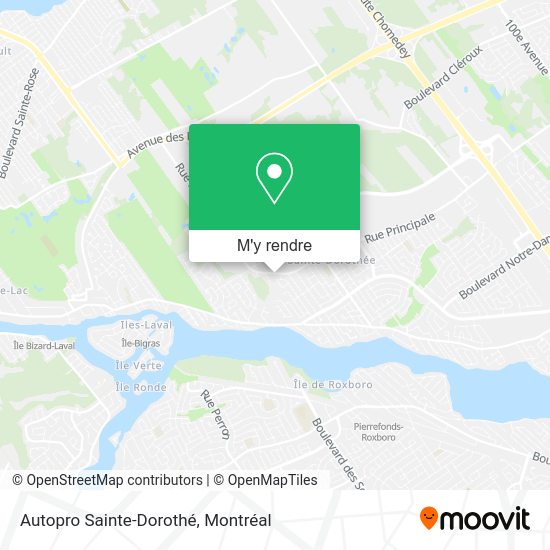 Autopro Sainte-Dorothé plan