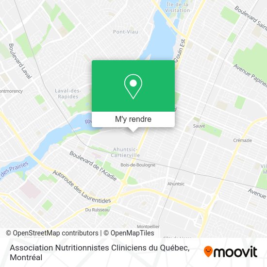 Association Nutritionnistes Cliniciens du Québec plan