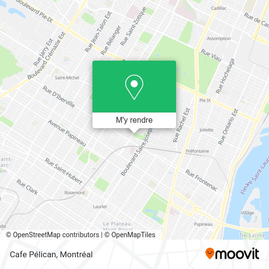 Cafe Pélican plan