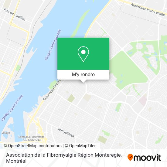 Association de la Fibromyalgie Région Monteregie plan
