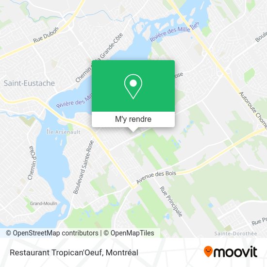 Restaurant Tropican'Oeuf plan