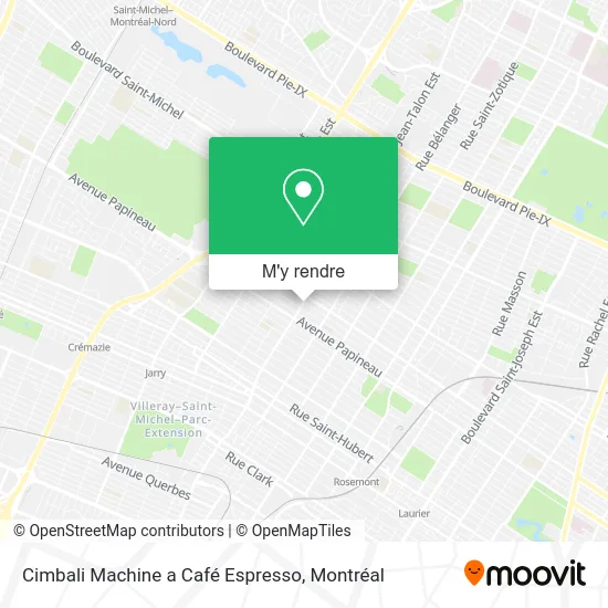 Cimbali Machine a Café Espresso plan