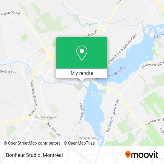 Bonheur Studio plan