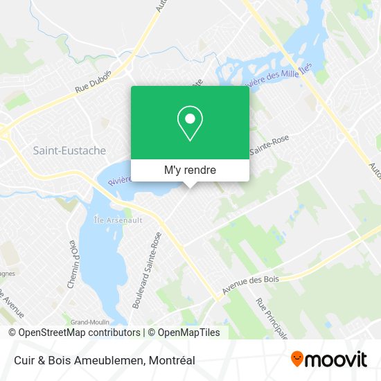 Cuir & Bois Ameublemen plan