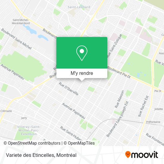 Variete des Etincelles plan