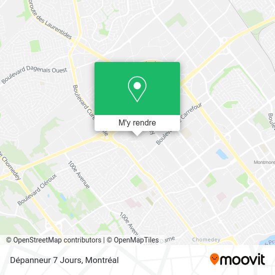 Dépanneur 7 Jours plan