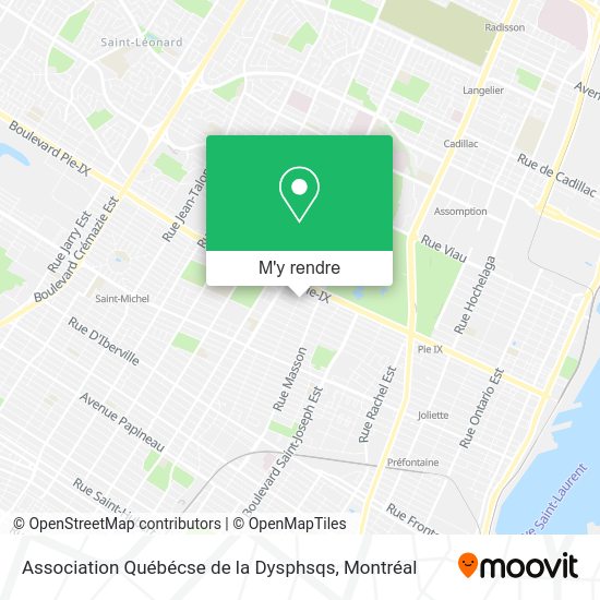 Association Québécse de la Dysphsqs plan