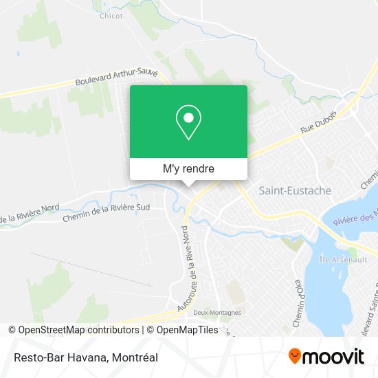 Resto-Bar Havana plan