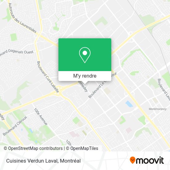 Cuisines Verdun Laval plan