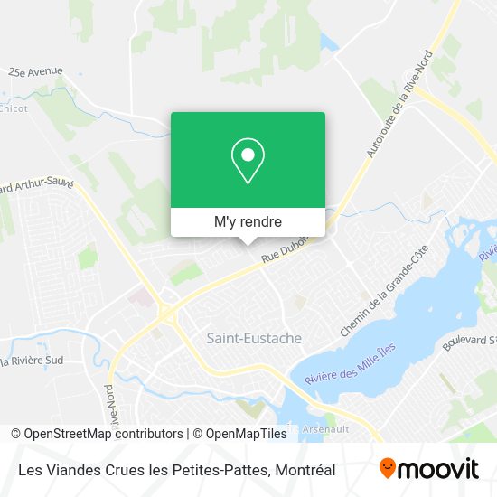 Les Viandes Crues les Petites-Pattes plan