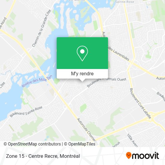 Zone 15 - Centre Recre plan