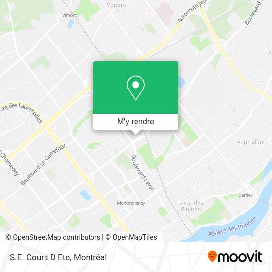 S.E. Cours D Ete plan