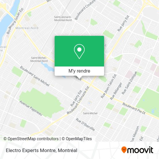 Electro Experts Montre plan