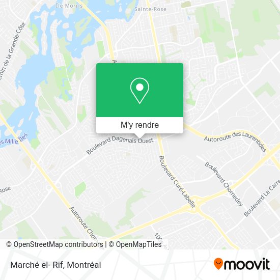 Marché el- Rif plan
