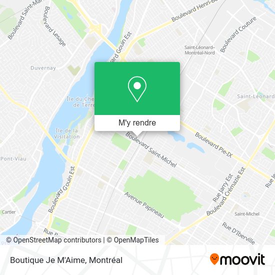 Boutique Je M'Aime plan