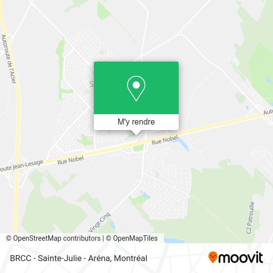 BRCC - Sainte-Julie - Aréna plan