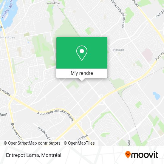 Entrepot Lama plan