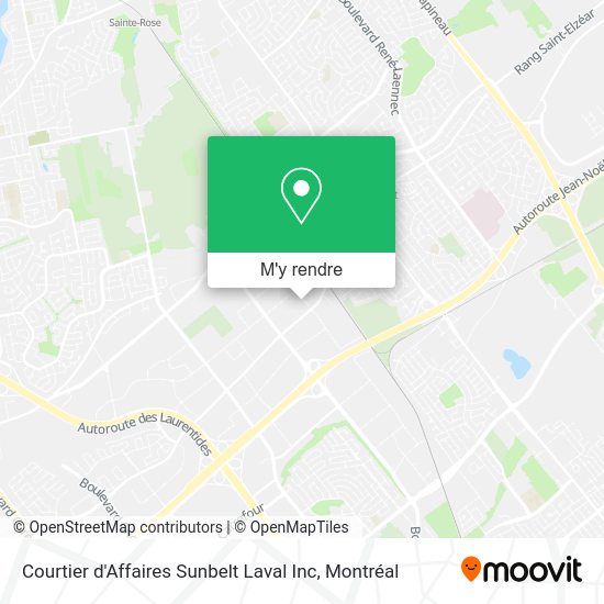 Courtier d'Affaires Sunbelt Laval Inc plan