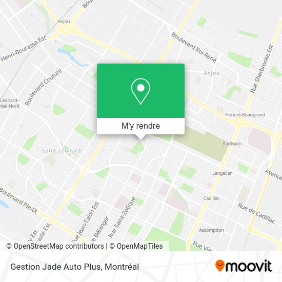 Gestion Jade Auto Plus plan