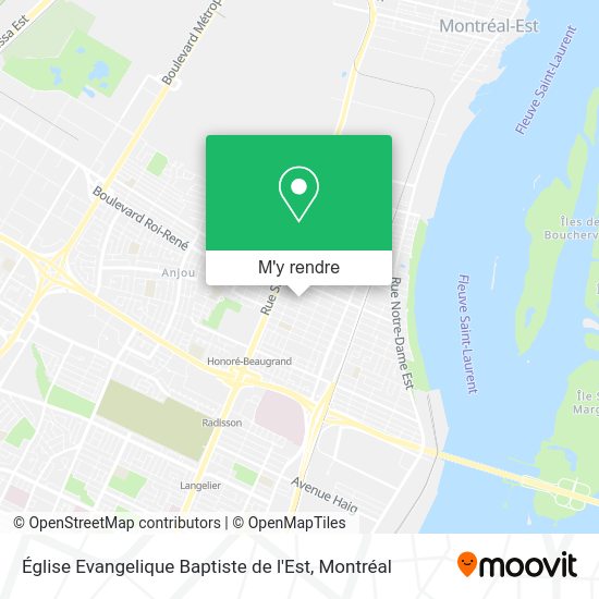 Église Evangelique Baptiste de l'Est plan
