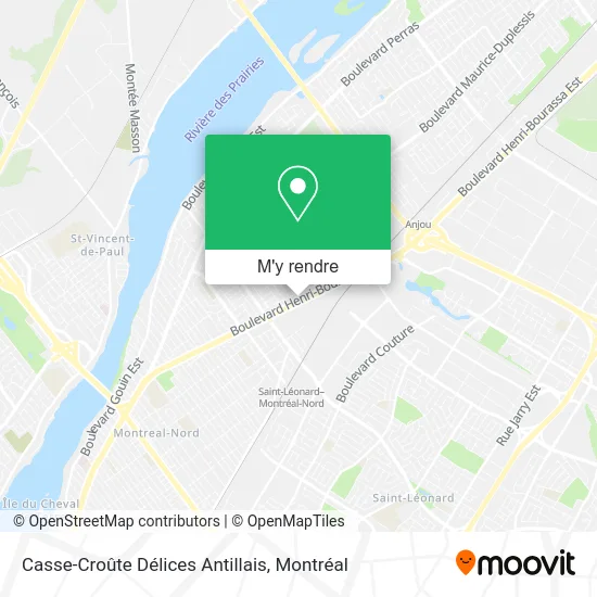 Casse-Croûte Délices Antillais plan