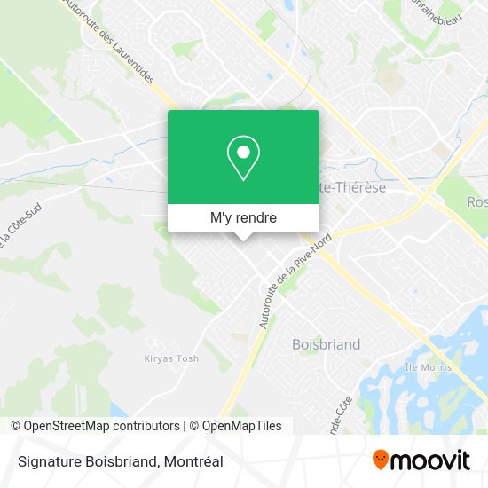 Signature Boisbriand plan