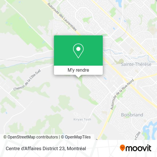 Centre d'Affaires District 23 plan