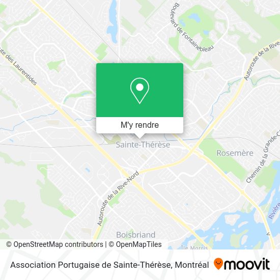 Association Portugaise de Sainte-Thérèse plan