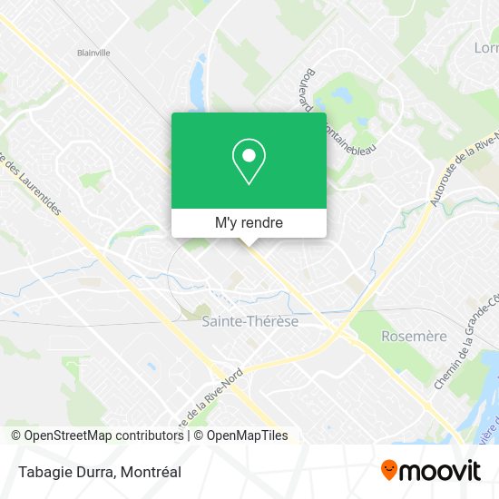 Tabagie Durra plan