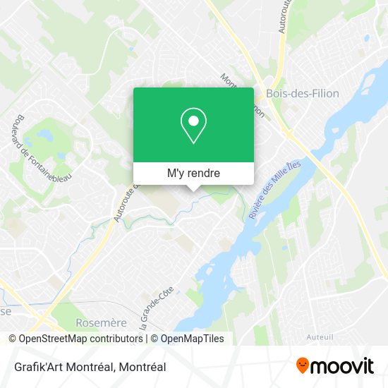 Grafik'Art Montréal plan