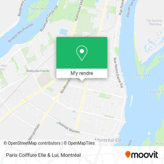 Paris Coiffure Elle & Lui plan