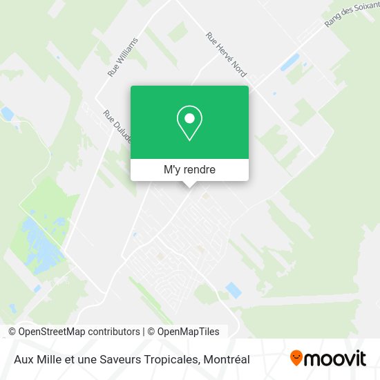 Aux Mille et une Saveurs Tropicales plan