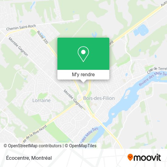 Écocentre plan