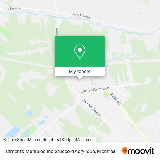 Ciments Multiples Inc Stucco d'Acrylique plan