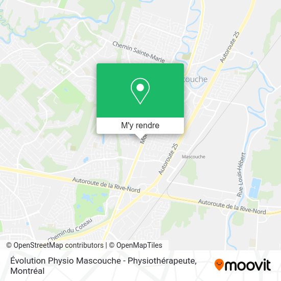 Évolution Physio Mascouche - Physiothérapeute plan