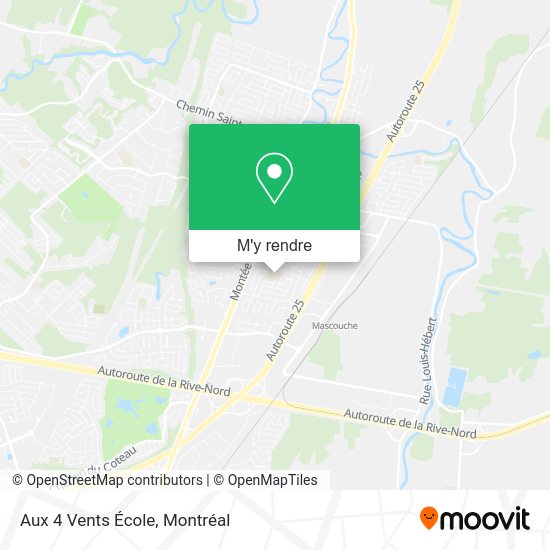 Aux 4 Vents École plan