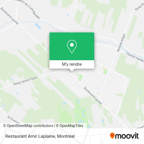 Restaurant Amir Laplaine plan