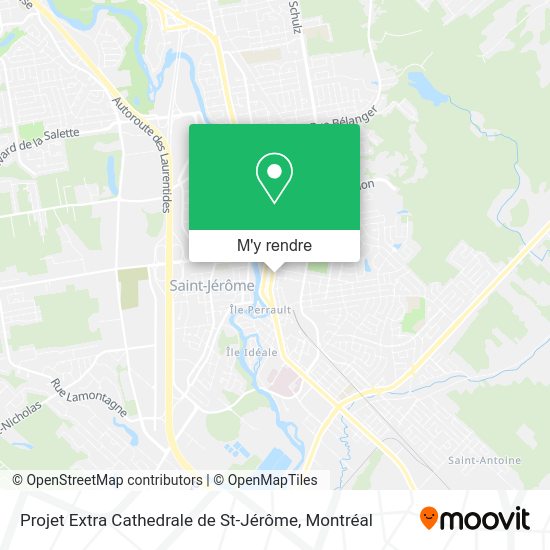 Projet Extra Cathedrale de St-Jérôme plan