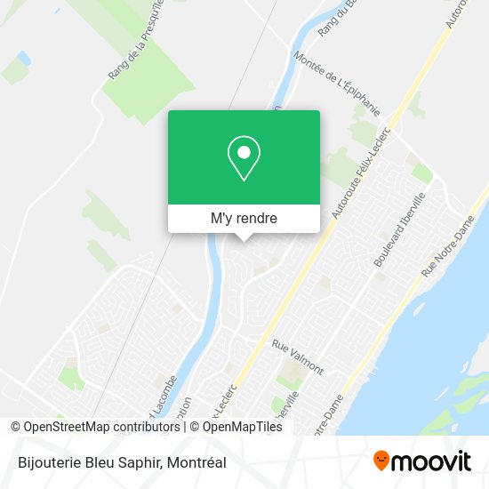 Bijouterie Bleu Saphir plan