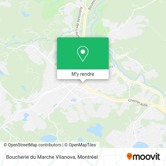 Boucherie du Marche Vilanova plan