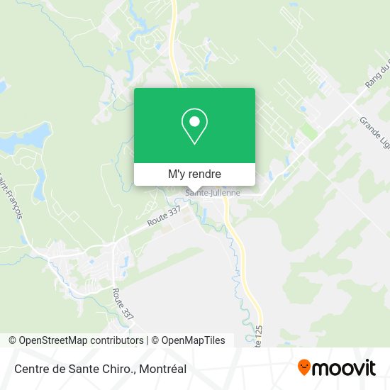 Centre de Sante Chiro. plan