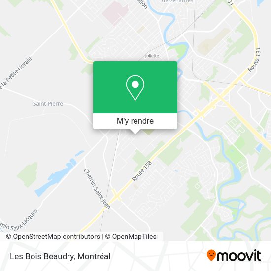 Les Bois Beaudry plan
