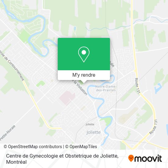 Centre de Gynecologie et Obstetrique de Joliette plan