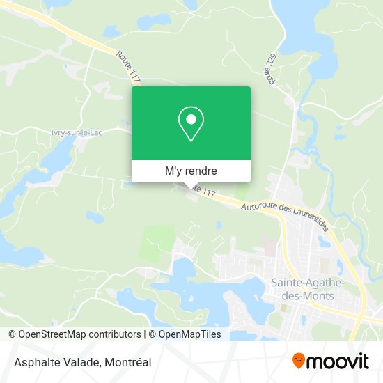 Asphalte Valade plan