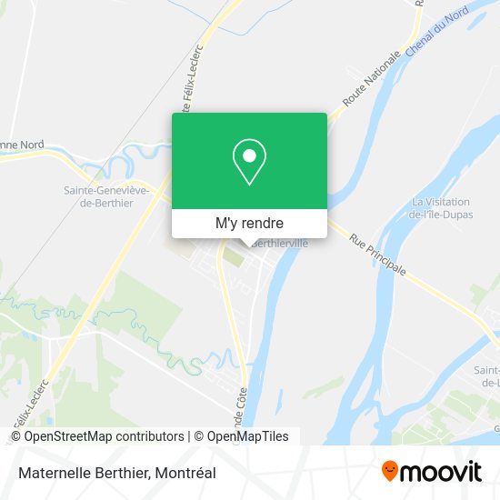 Maternelle Berthier plan