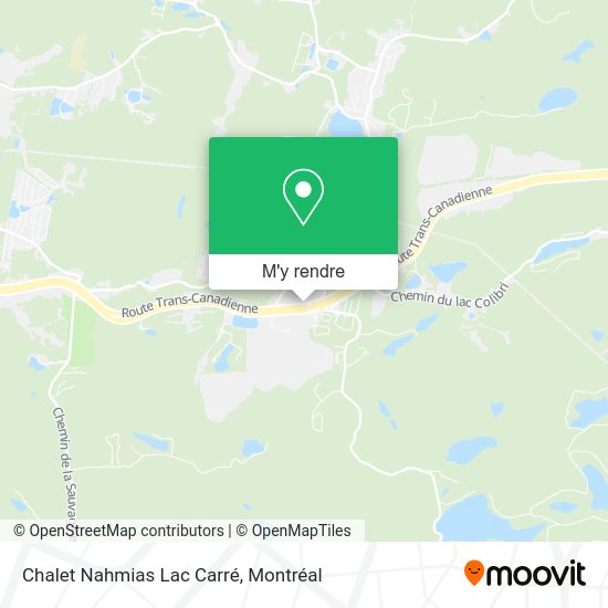 Chalet Nahmias Lac Carré plan