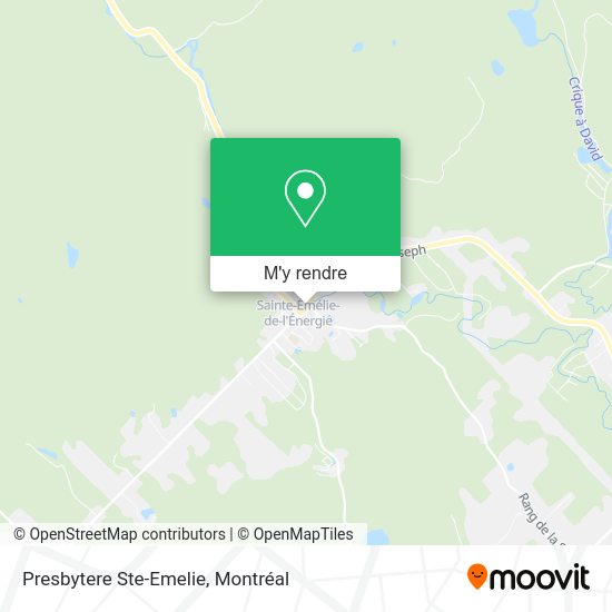Presbytere Ste-Emelie plan