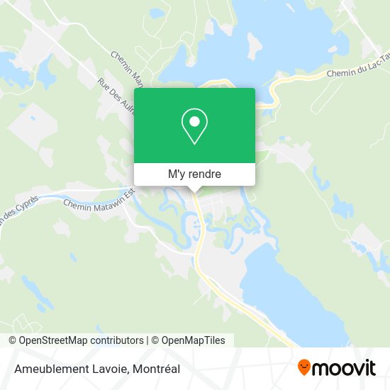 Ameublement Lavoie plan