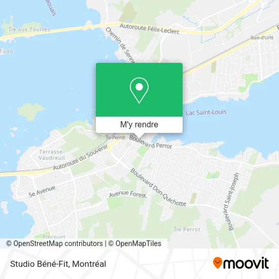 Studio Béné-Fit plan