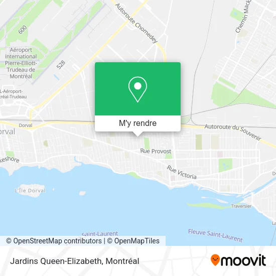 Jardins Queen-Elizabeth plan